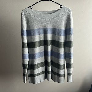 Large Market and Spruce - boat neck sweater - like brand new!